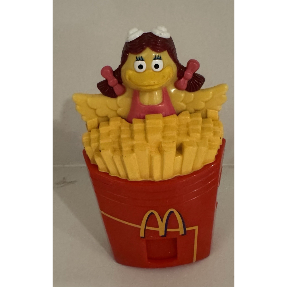 Rare 1998 Birdie Mc donalds candy dispenser happy meal french fries vintage toy